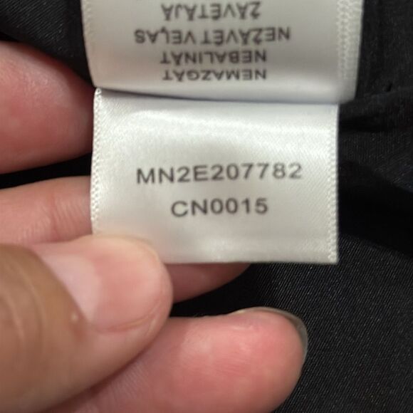 (R1) Aidan Mattox Satin Tuxedo Mini Dress, Size L - Picture 10 of 16